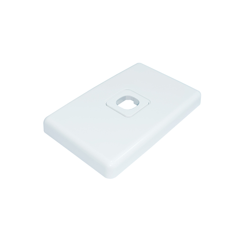 Single Outlet Flush Mount Plate - Wall Plate Outlet for RJ45 Jacks