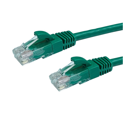 Cat6 Slimline 28AWG UTP LSZH Patch Cable RCM Approved - Green